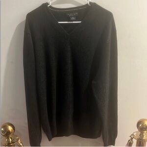 Men's Grey Bloomingdale’s V-Neck Cashmere Sweater